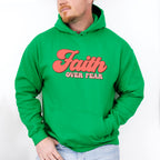 Faith Over Fear Easter Day Unisex Crewneck T-Shirt Sweatshirt Hoodie