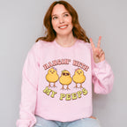 Hangin' With My Peeps Easter Day Unisex Crewneck T-Shirt Sweatshirt Hoodie