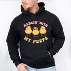 Hangin' With My Peeps Easter Day Unisex Crewneck T-Shirt Sweatshirt Hoodie