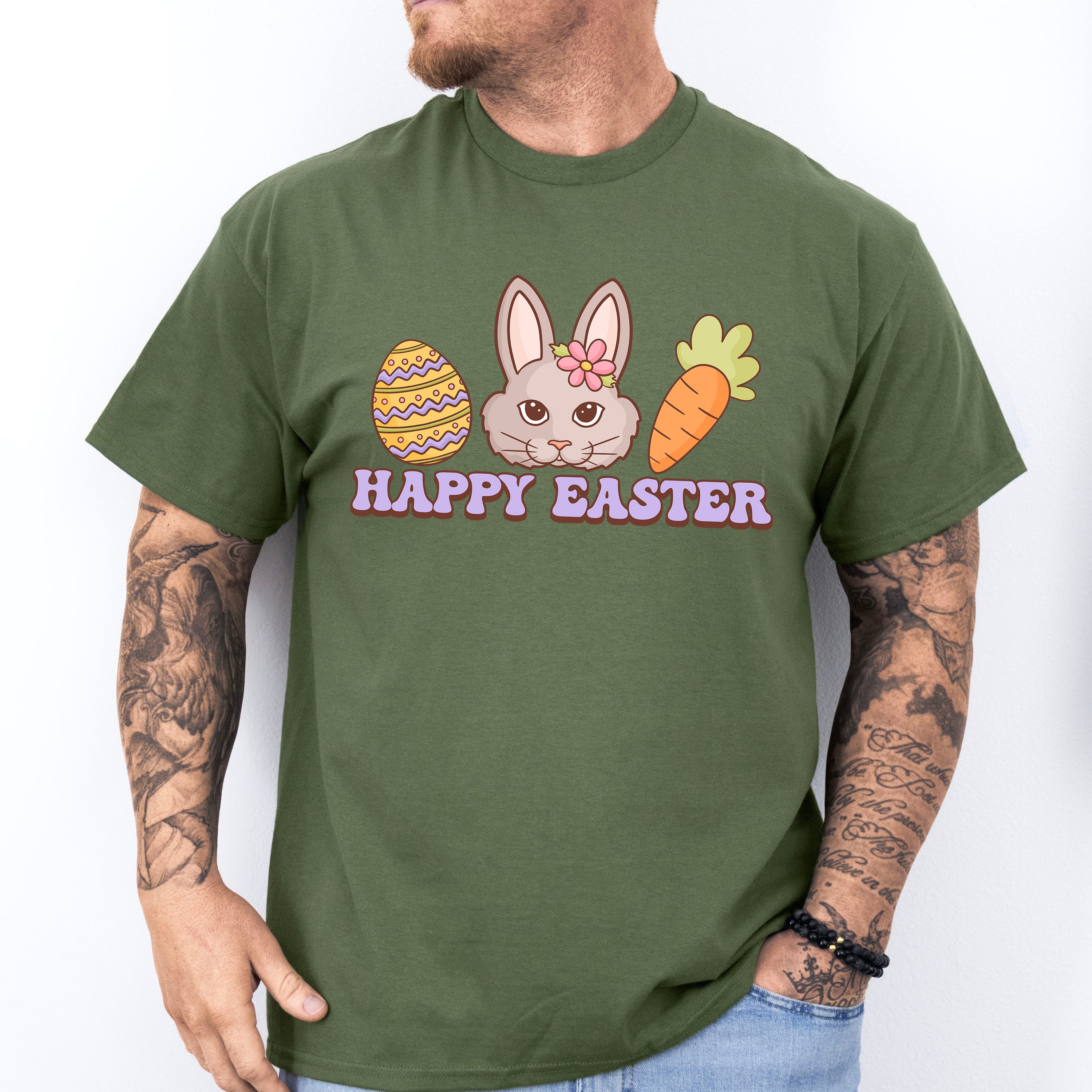 Happy Easter Easter Day Unisex Crewneck T-Shirt Sweatshirt Hoodie