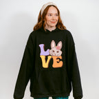 Rabbit Love Easter Day Unisex Crewneck T-Shirt Sweatshirt Hoodie