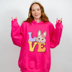 Rabbit Love Easter Day Unisex Crewneck T-Shirt Sweatshirt Hoodie