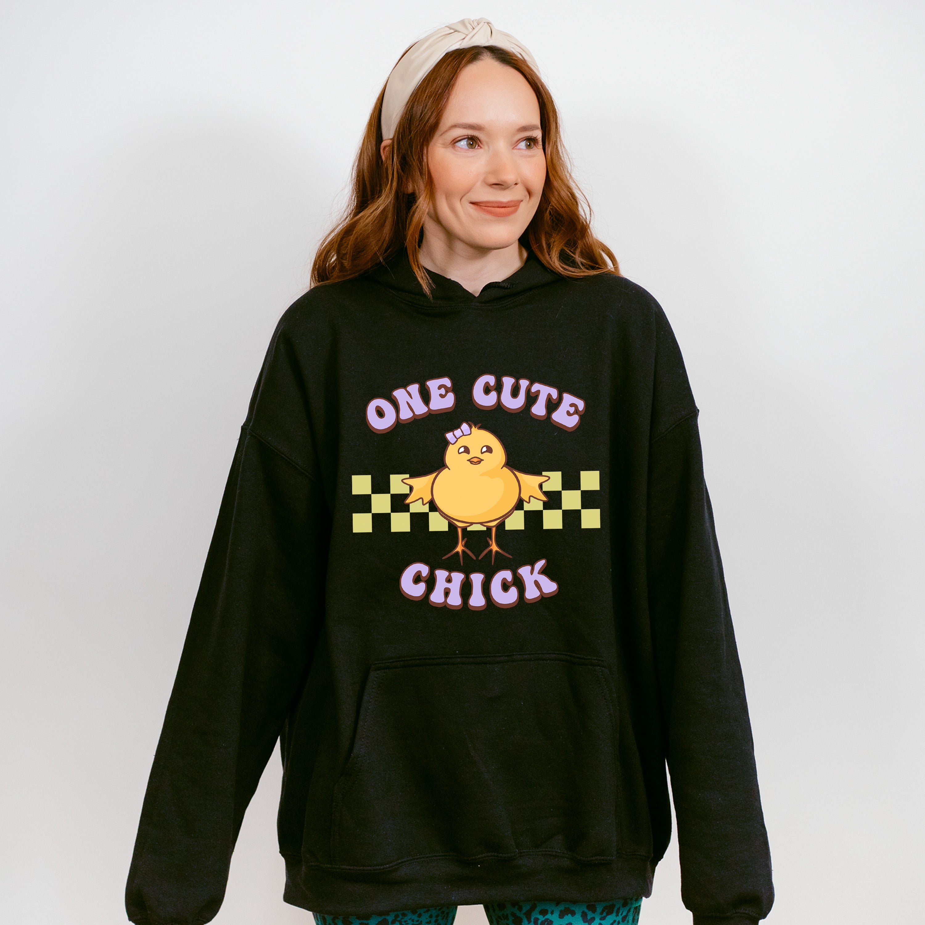 One Cute Chick Easter Day Unisex Crewneck T-Shirt Sweatshirt Hoodie