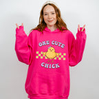One Cute Chick Easter Day Unisex Crewneck T-Shirt Sweatshirt Hoodie