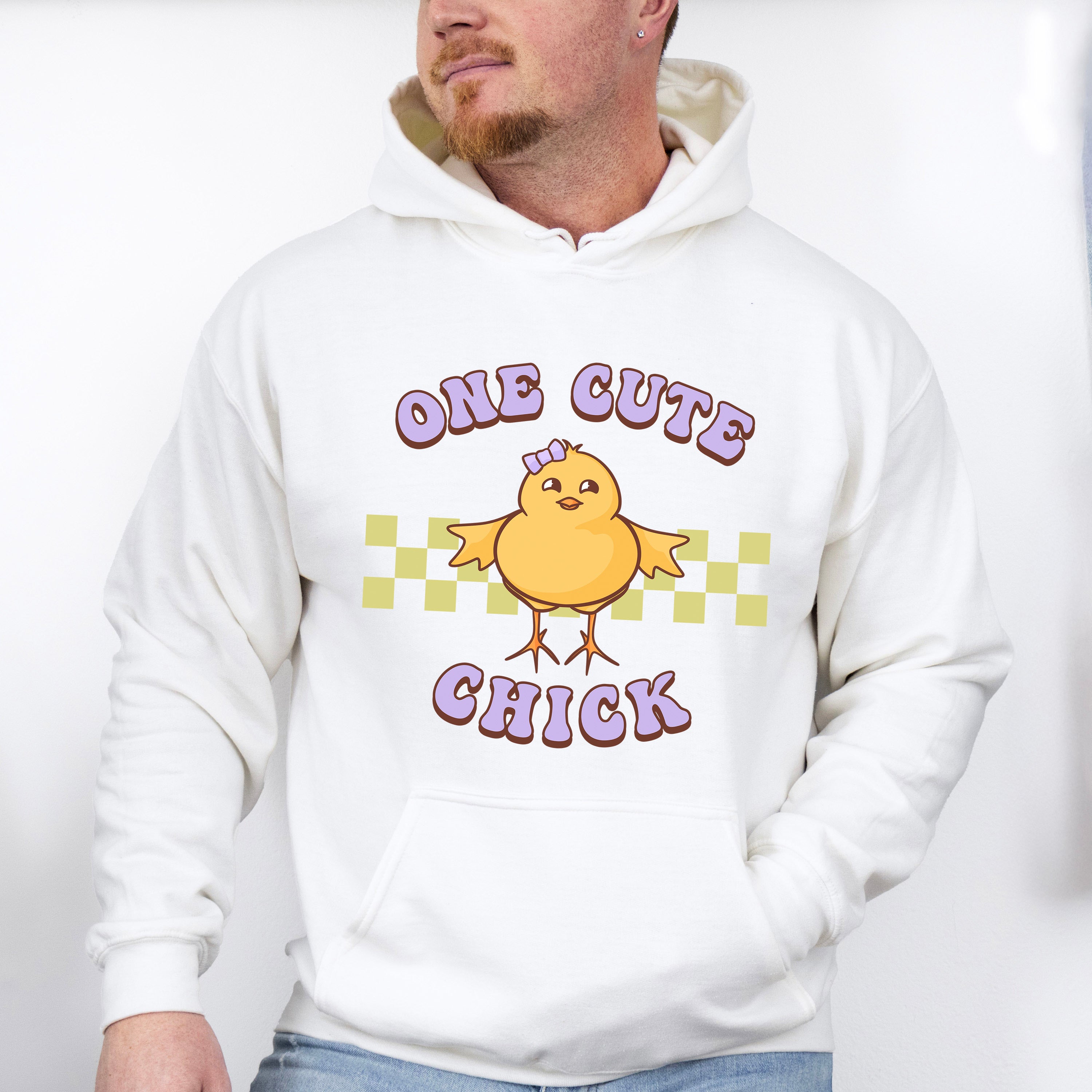 One Cute Chick Easter Day Unisex Crewneck T-Shirt Sweatshirt Hoodie