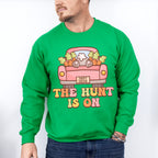 The Hunt Is On Easter Day Unisex Crewneck T-Shirt Sweatshirt Hoodie