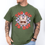Too Hip To Hop Easter Day Unisex Crewneck T-Shirt Sweatshirt Hoodie