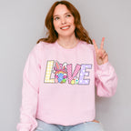 LOVE Easter Day Unisex Crewneck T-Shirt Sweatshirt Hoodie