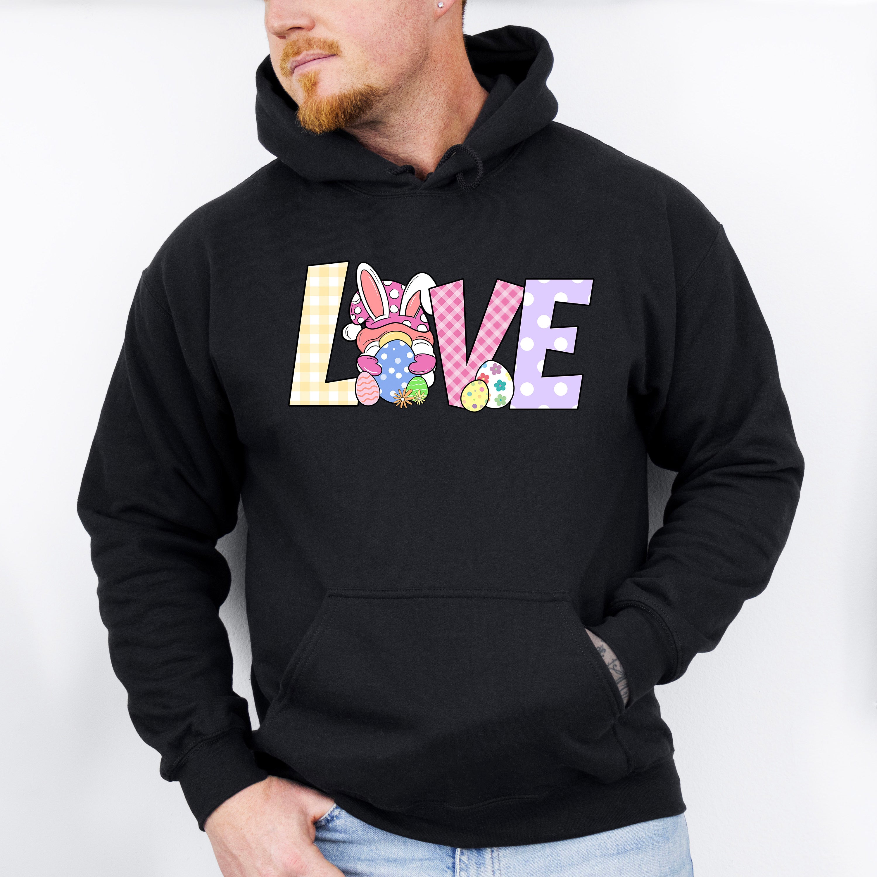 LOVE Easter Day Unisex Crewneck T-Shirt Sweatshirt Hoodie