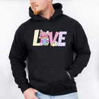 LOVE Easter Day Unisex Crewneck T-Shirt Sweatshirt Hoodie