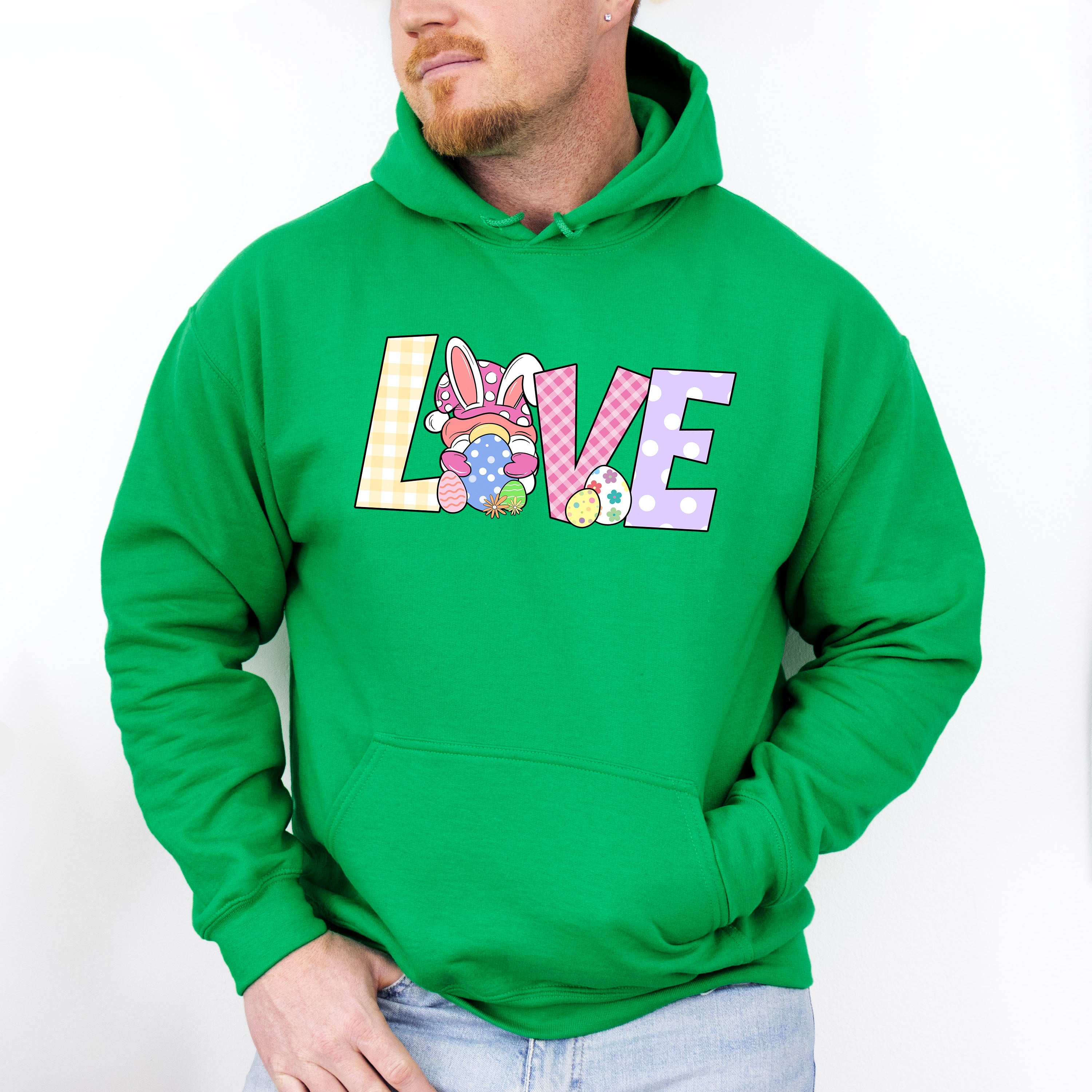 LOVE Easter Day Unisex Crewneck T-Shirt Sweatshirt Hoodie