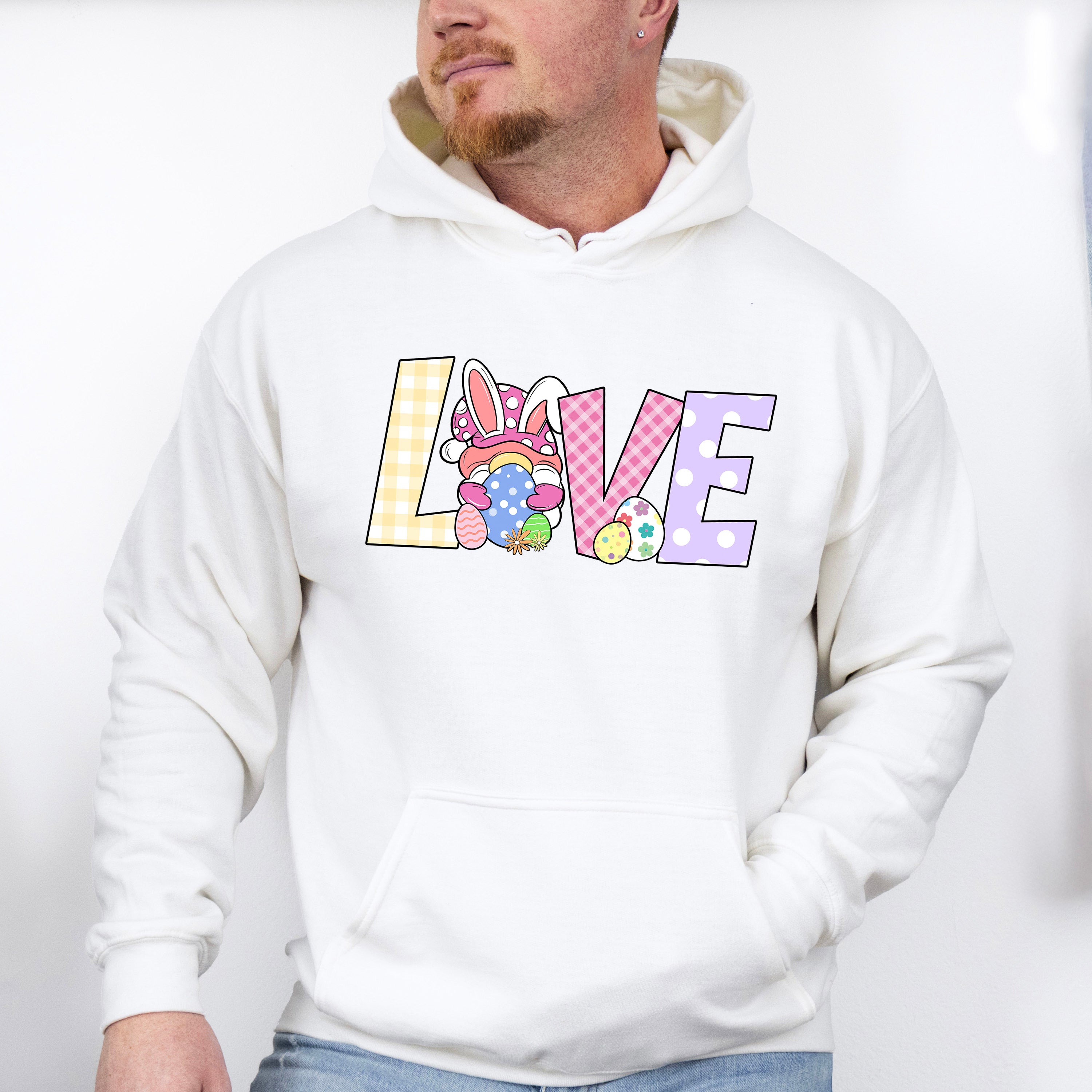 LOVE Easter Day Unisex Crewneck T-Shirt Sweatshirt Hoodie