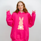 Peach Bunny Easter Day Unisex Crewneck T-Shirt Sweatshirt Hoodie