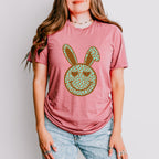 Bunny Ears Smiley Easter Day Unisex Crewneck T-Shirt Sweatshirt Hoodie