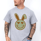Bunny Ears Smiley Easter Day Unisex Crewneck T-Shirt Sweatshirt Hoodie