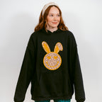Orange Bunny Ears Smiley Easter Day Unisex Crewneck T-Shirt Sweatshirt Hoodie