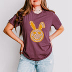 Orange Bunny Ears Smiley Easter Day Unisex Crewneck T-Shirt Sweatshirt Hoodie