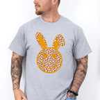 Orange Bunny Ears Smiley Easter Day Unisex Crewneck T-Shirt Sweatshirt Hoodie