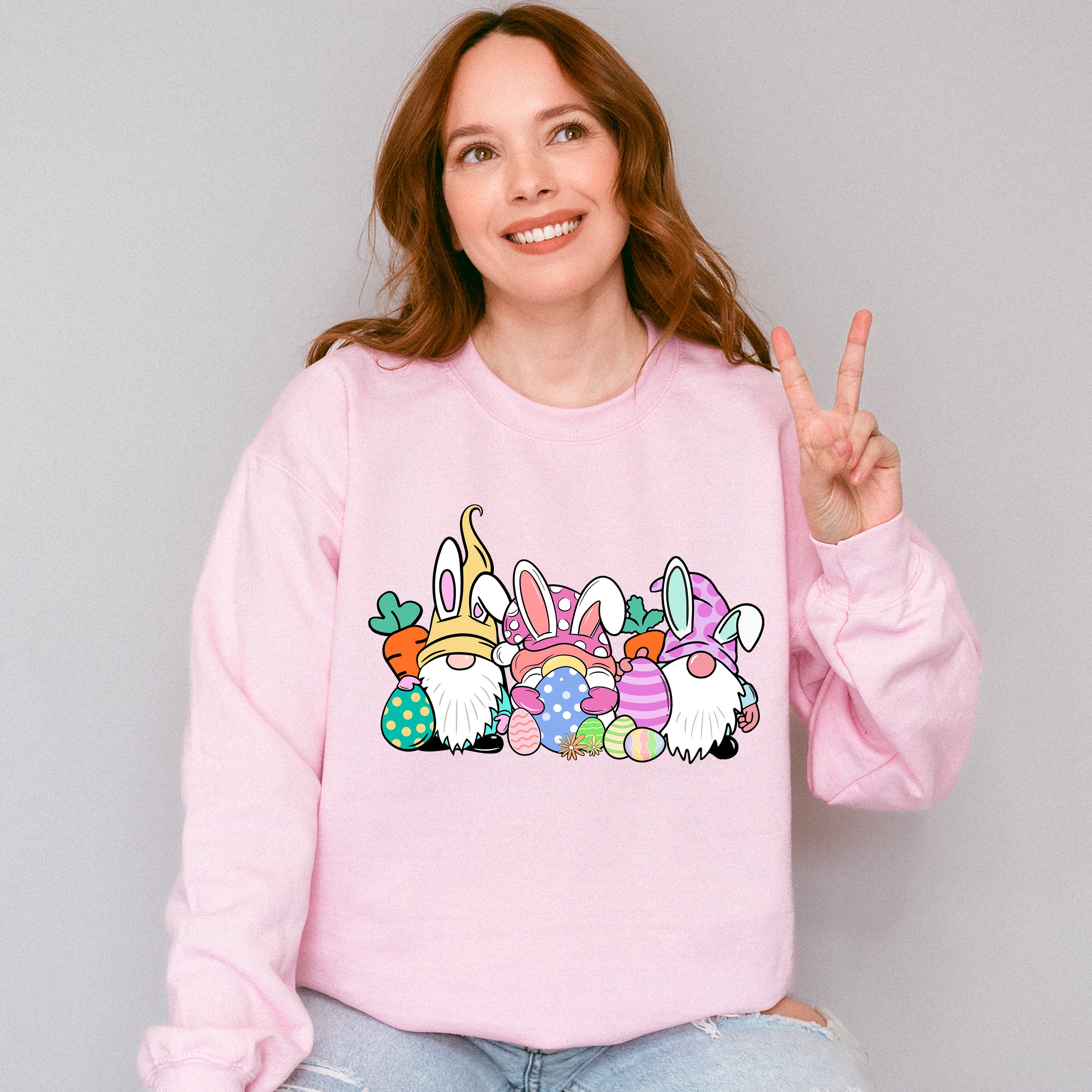 Gnomies Easter Day Unisex Crewneck T-Shirt Sweatshirt Hoodie