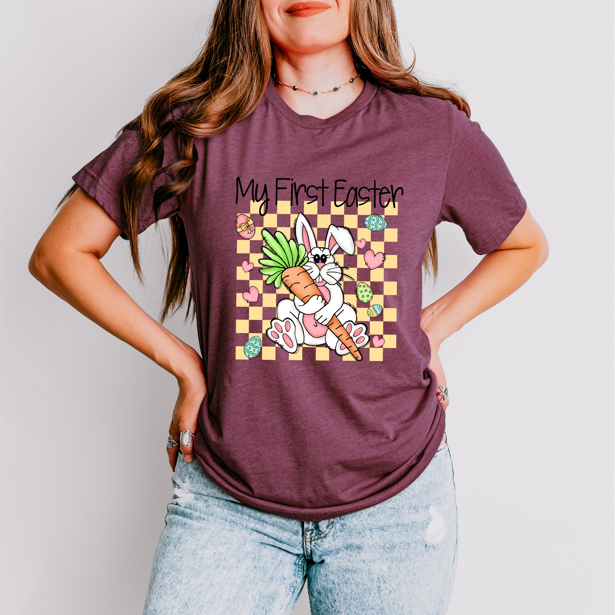 My First Easter Bunny Easter Day Unisex Crewneck T-Shirt Sweatshirt Hoodie