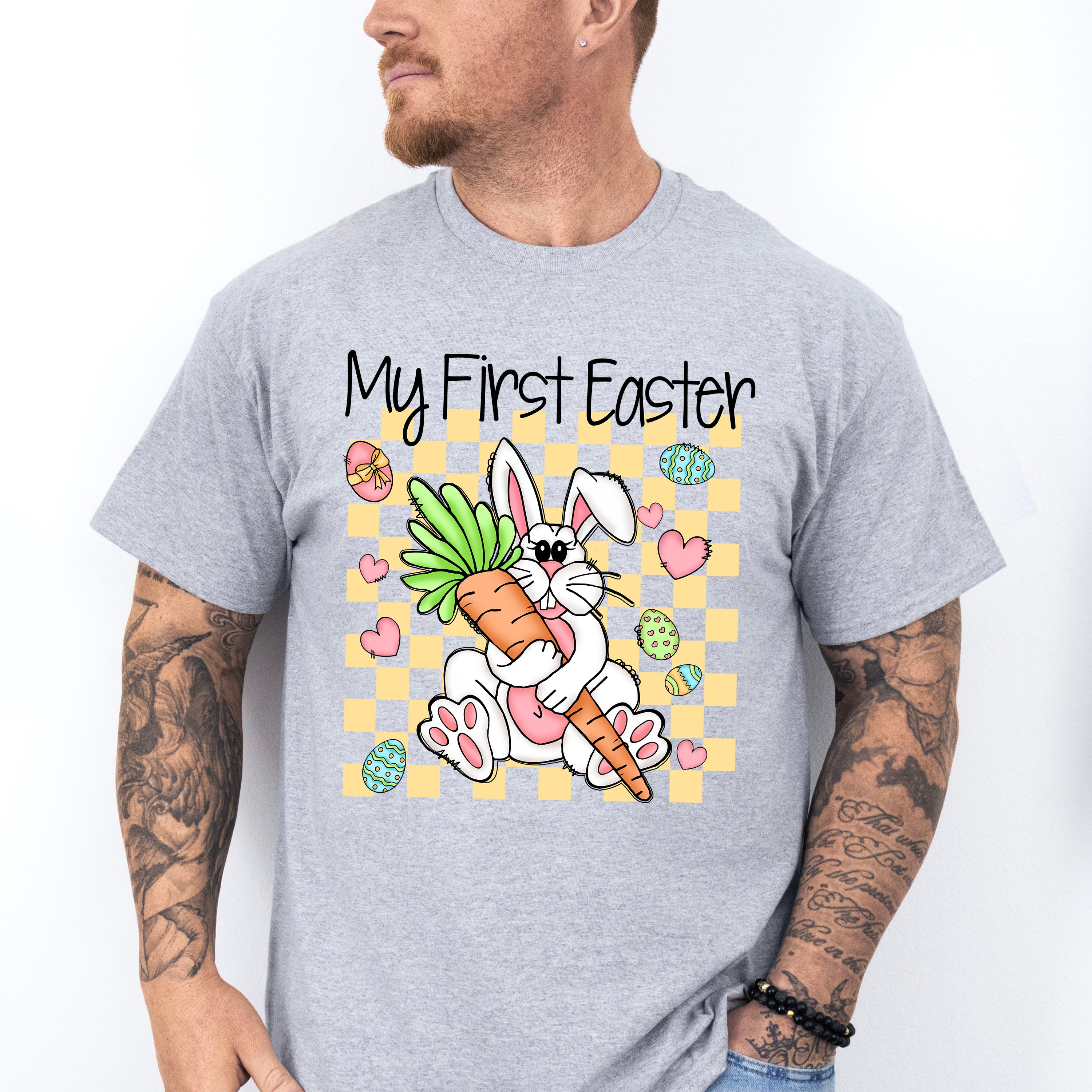 My First Easter Bunny Easter Day Unisex Crewneck T-Shirt Sweatshirt Hoodie