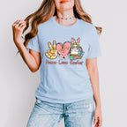 Peace Love Easter Easter Day Unisex Crewneck T-Shirt Sweatshirt Hoodie