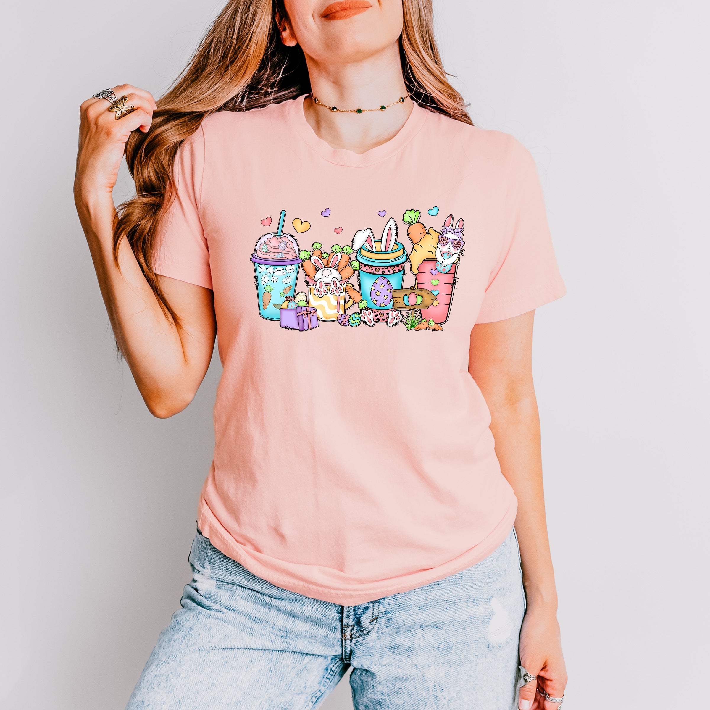 Cups Easter Day Unisex Crewneck T-Shirt Sweatshirt Hoodie