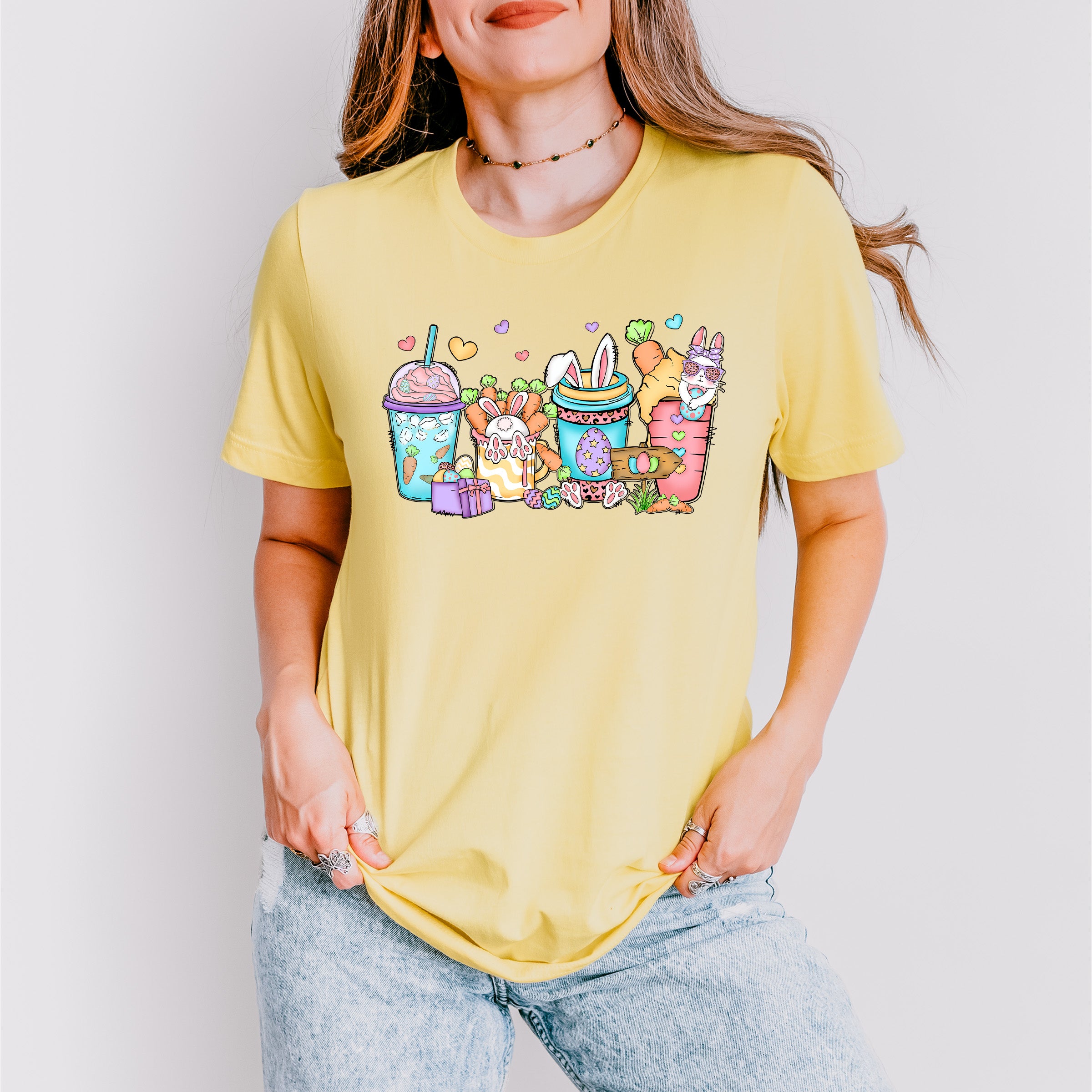 Cups Easter Day Unisex Crewneck T-Shirt Sweatshirt Hoodie