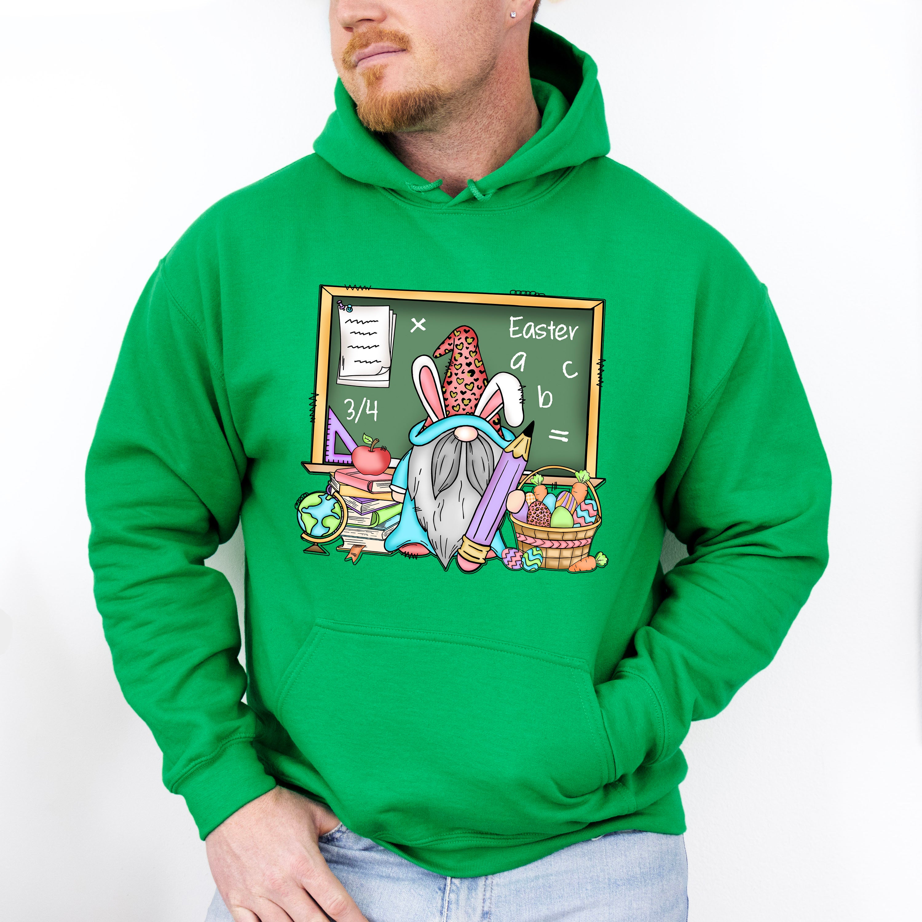 Gnomie Teacher Easter Day Unisex Crewneck T-Shirt Sweatshirt Hoodie