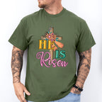 He Is Risen Easter Day Unisex Crewneck T-Shirt Sweatshirt Hoodie