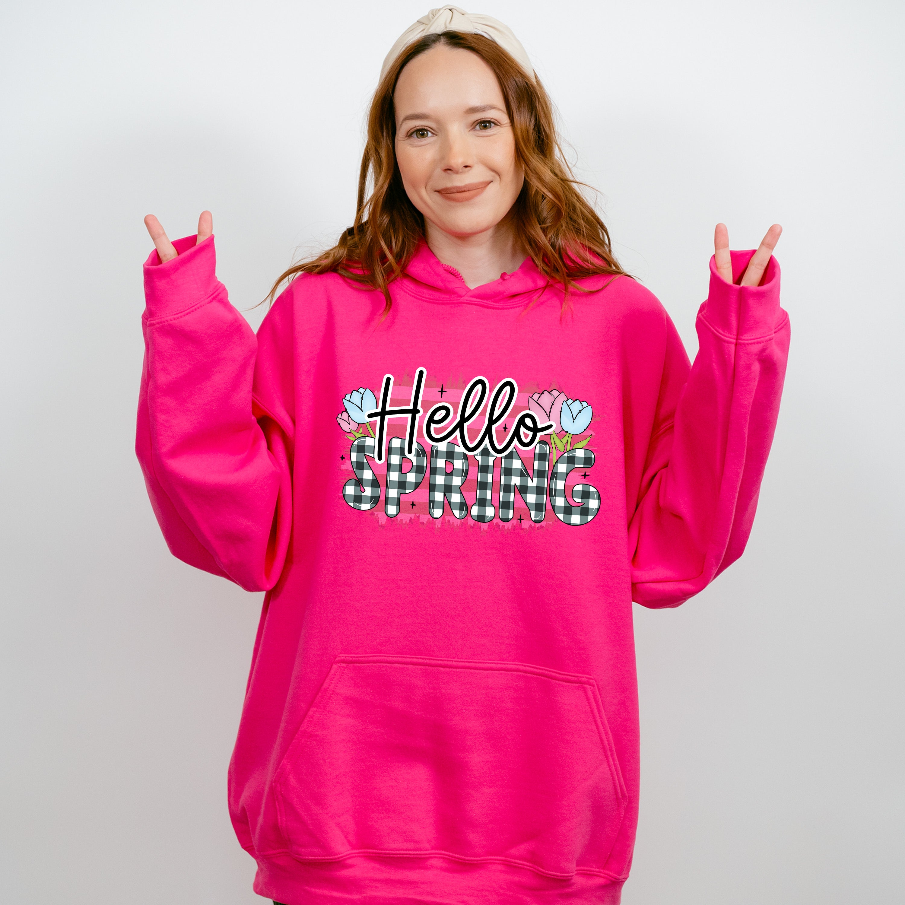Hello Spring Easter Day Unisex Crewneck T-Shirt Sweatshirt Hoodie