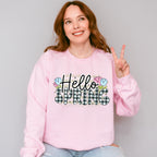 Hello Spring Easter Day Unisex Crewneck T-Shirt Sweatshirt Hoodie