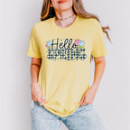 Hello Spring Easter Day Unisex Crewneck T-Shirt Sweatshirt Hoodie