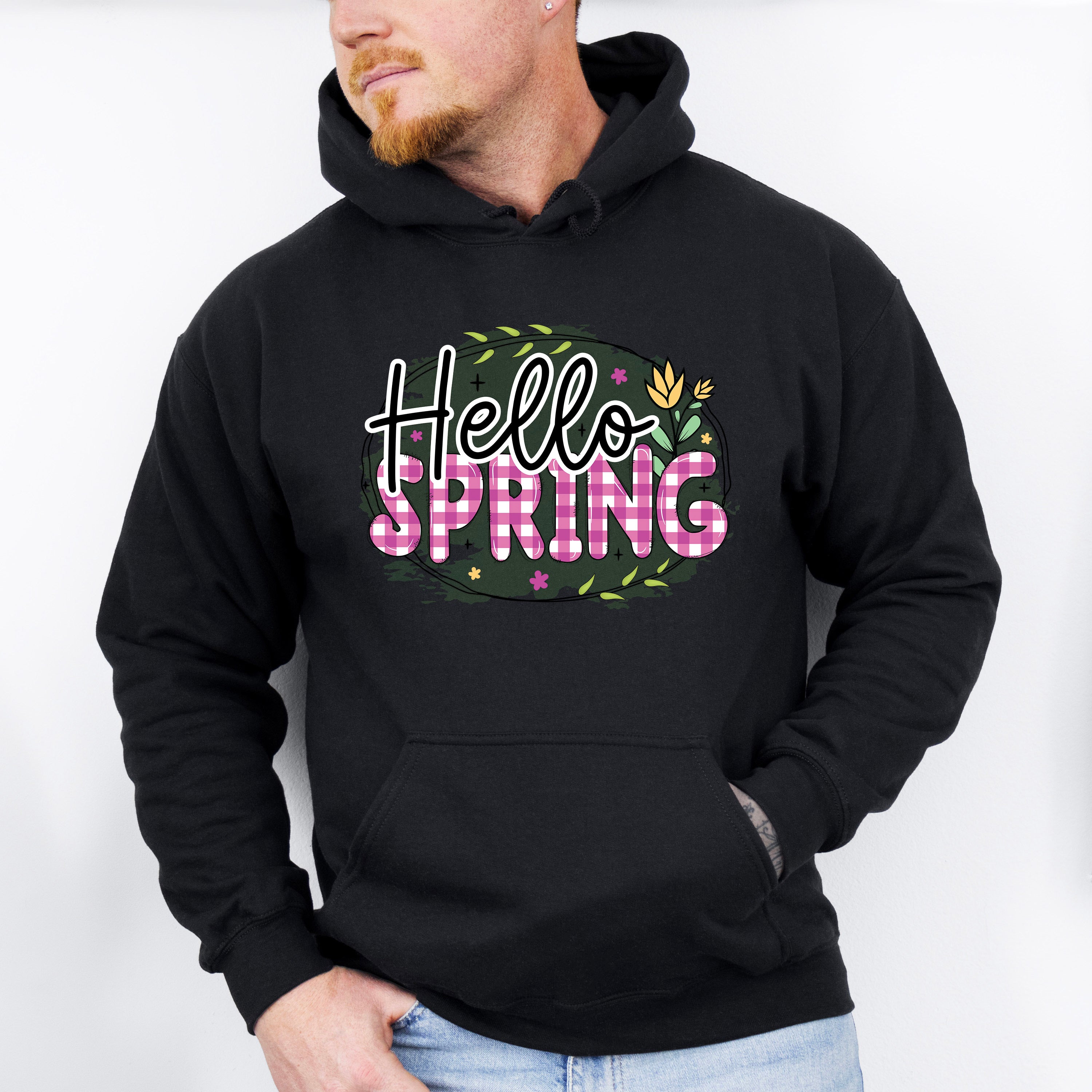 Hello Spring Easter Day Unisex Crewneck T-Shirt Sweatshirt Hoodie