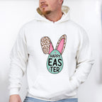 Happy Easter Bunny Ears Egg Easter Day Unisex Crewneck T-Shirt Sweatshirt Hoodie