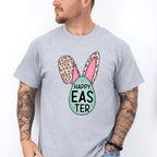 Happy Easter Bunny Ears Egg Easter Day Unisex Crewneck T-Shirt Sweatshirt Hoodie