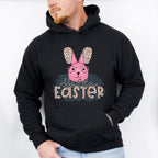 Hello Easter Pink Bunny Easter Day Unisex Crewneck T-Shirt Sweatshirt Hoodie