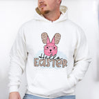 Hello Easter Pink Bunny Easter Day Unisex Crewneck T-Shirt Sweatshirt Hoodie