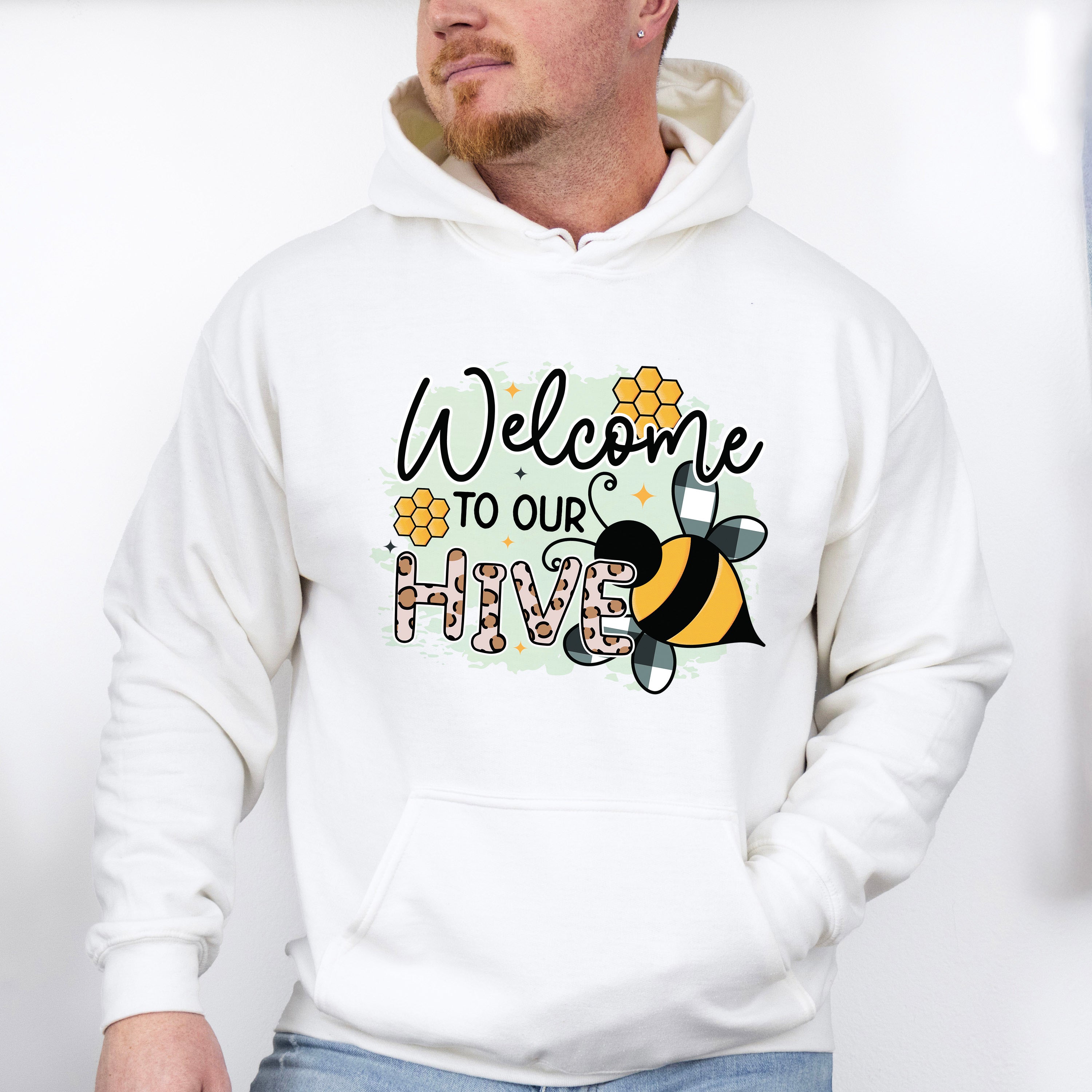 Welcome To Our Hive Easter Day Unisex Crewneck T-Shirt Sweatshirt Hoodie