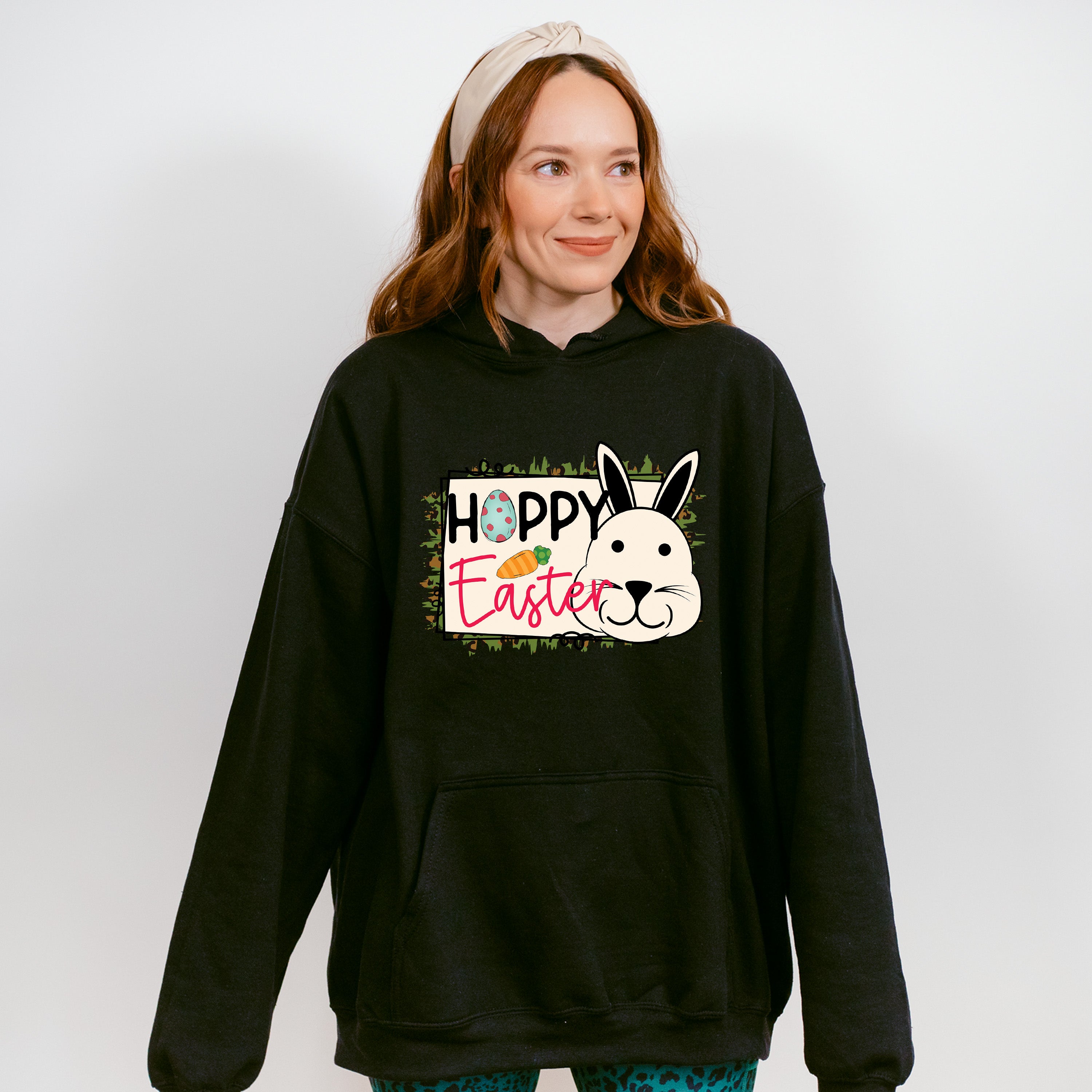 Hoppy Easter Easter Day Unisex Crewneck T-Shirt Sweatshirt Hoodie