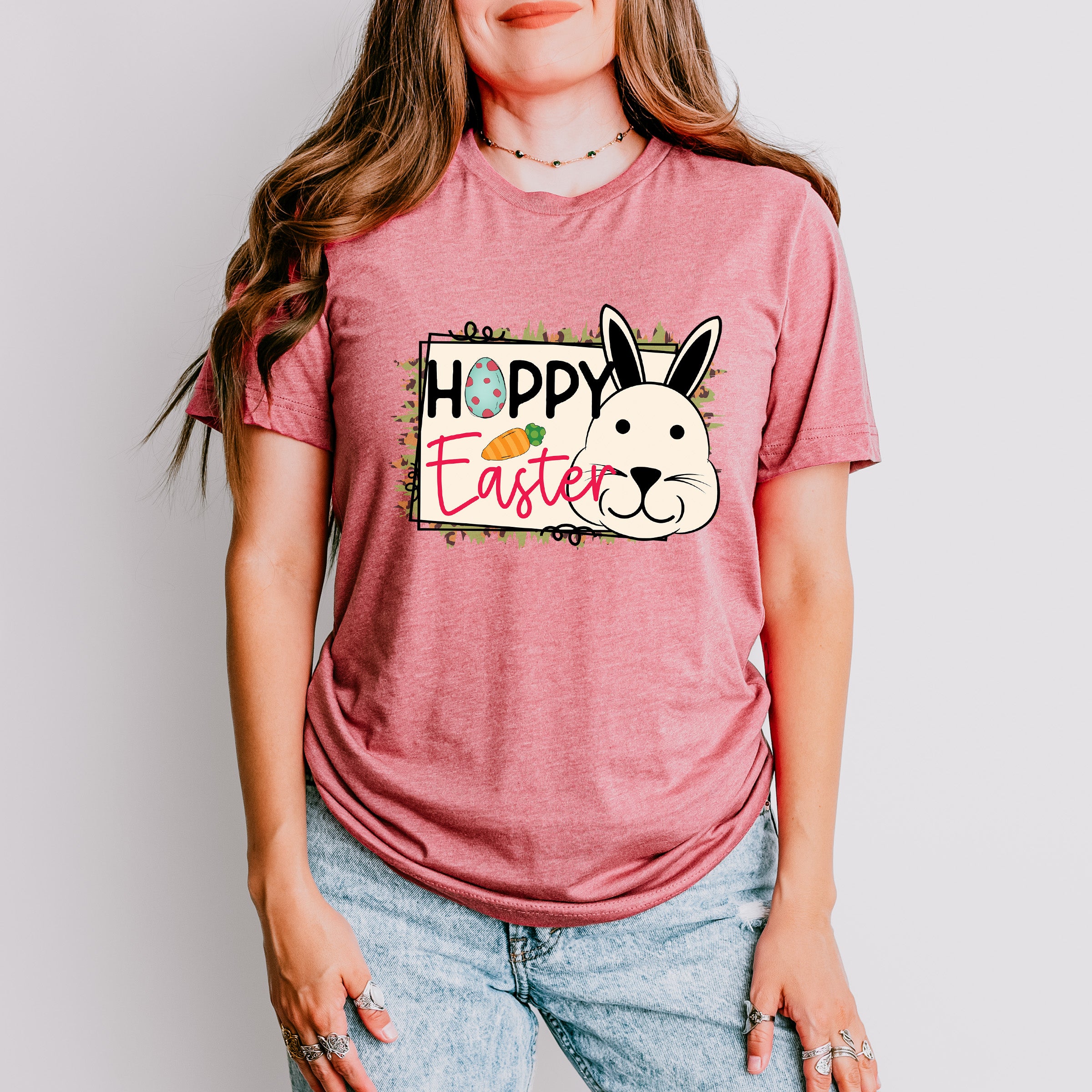 Hoppy Easter Easter Day Unisex Crewneck T-Shirt Sweatshirt Hoodie