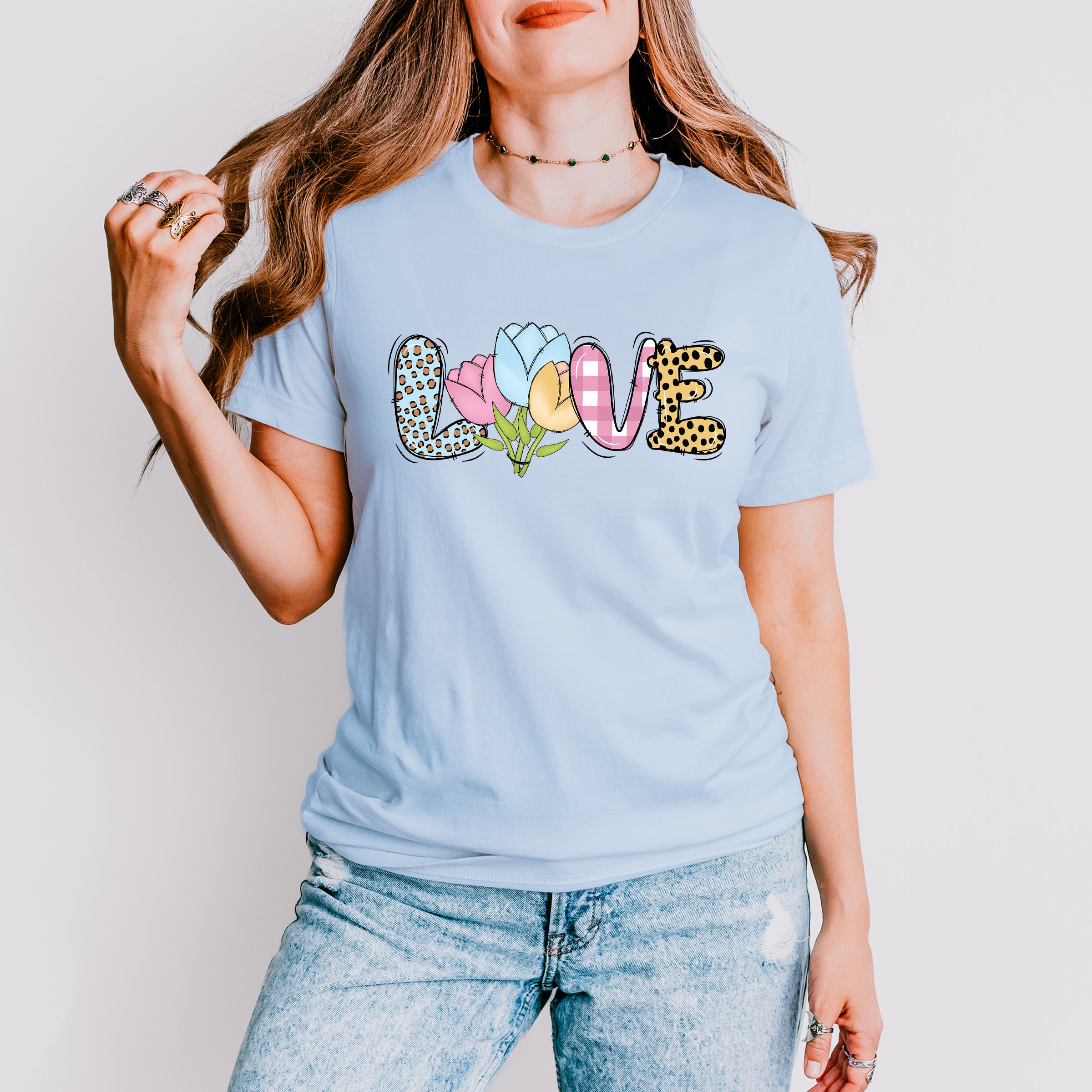 LOVE Easter Day Unisex Crewneck T-Shirt Sweatshirt Hoodie