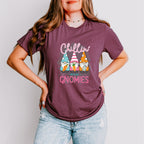Chillin' With My Gnomies Easter Day Unisex Crewneck T-Shirt Sweatshirt Hoodie