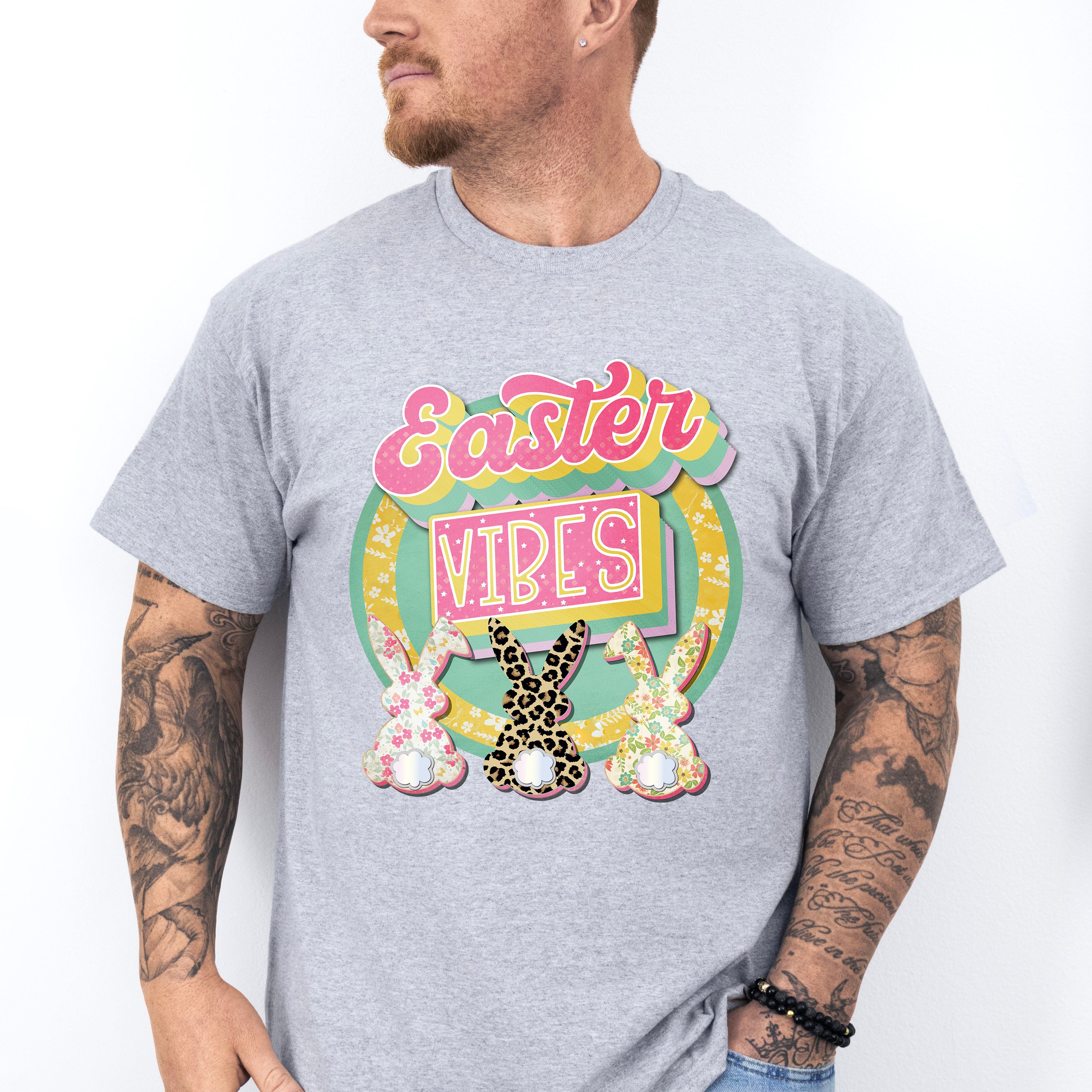 Easter Vibes Easter Day Unisex Crewneck T-Shirt Sweatshirt Hoodie