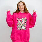 Bunny Ear Eggs Easter Day Unisex Crewneck T-Shirt Sweatshirt Hoodie
