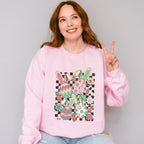 Bunny Ear Eggs Easter Day Unisex Crewneck T-Shirt Sweatshirt Hoodie