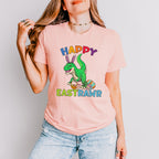 Happy Eastrawr Dinosaur Easter Day Unisex Crewneck T-Shirt Sweatshirt Hoodie
