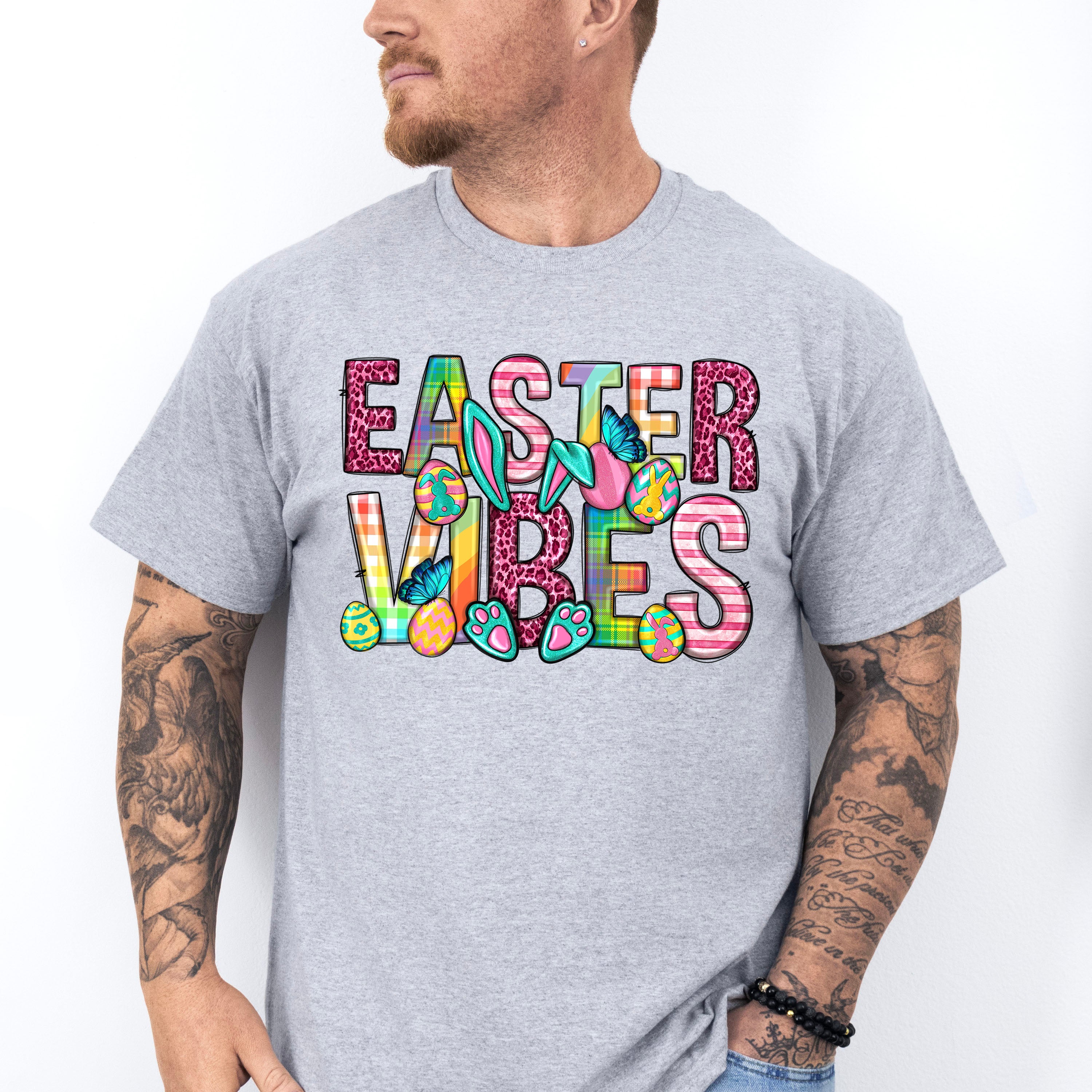 Easter Vibes Easter Day Unisex Crewneck T-Shirt Sweatshirt Hoodie