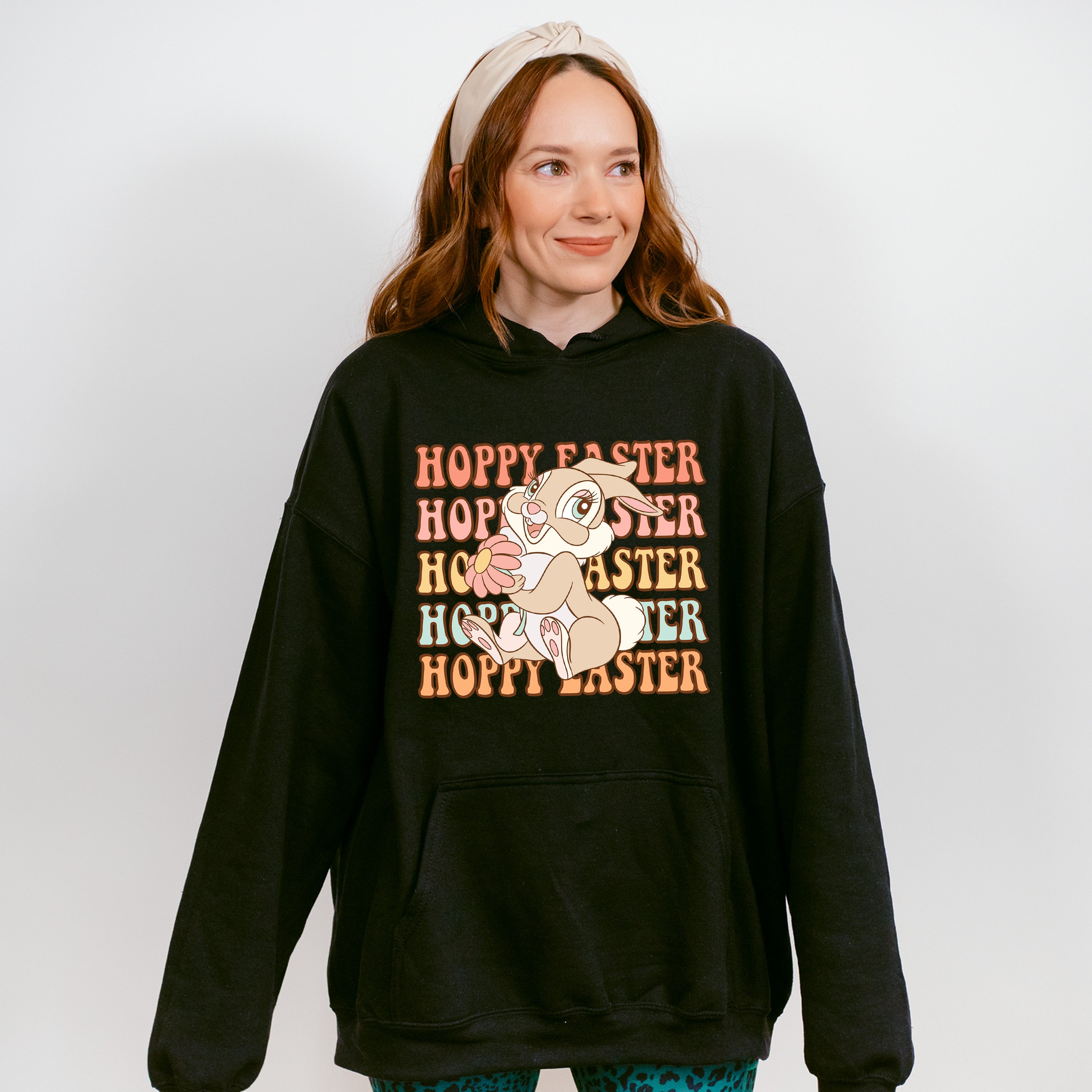Hoppy Easter Bunny Easter Day Unisex Crewneck T-Shirt Sweatshirt Hoodie