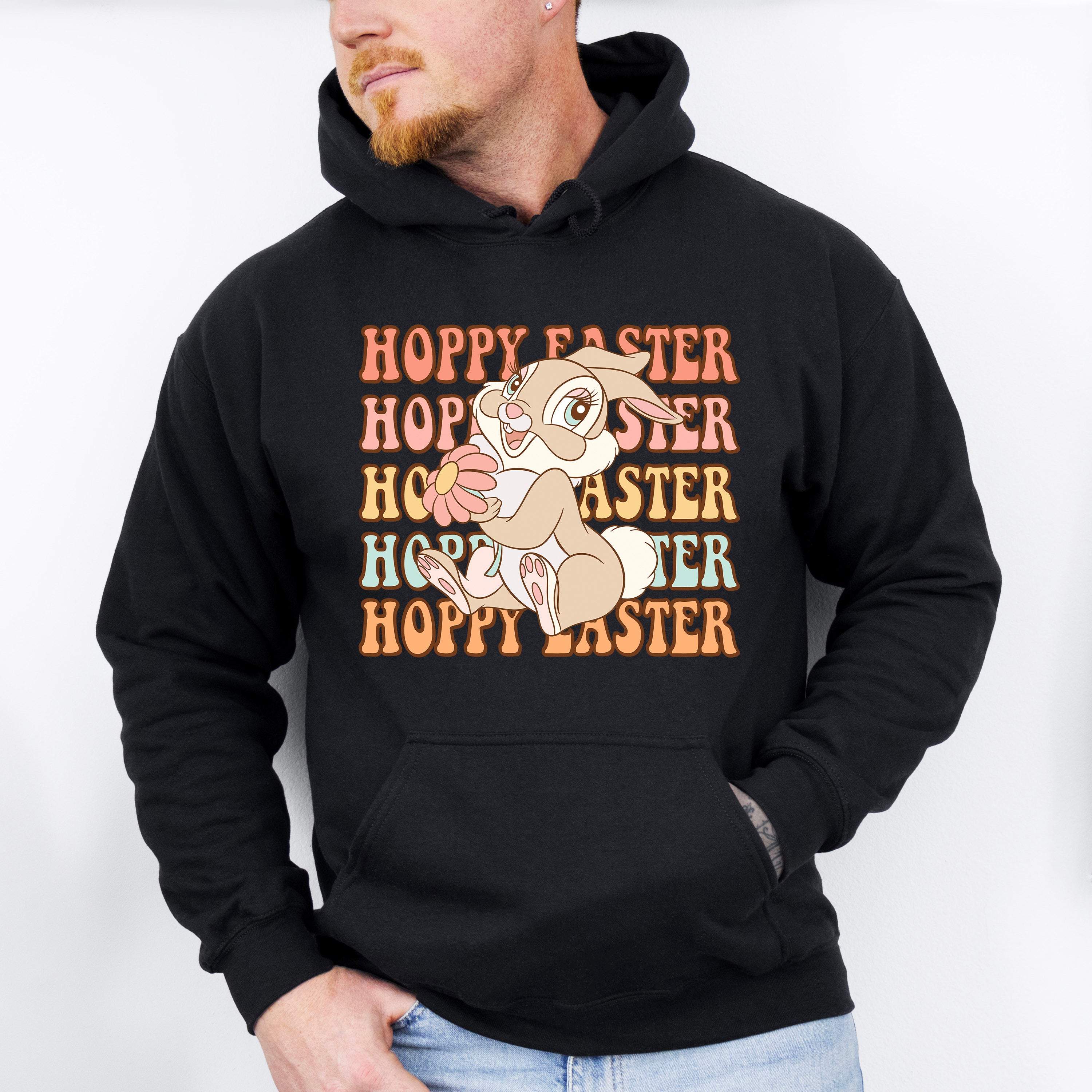 Hoppy Easter Bunny Easter Day Unisex Crewneck T-Shirt Sweatshirt Hoodie